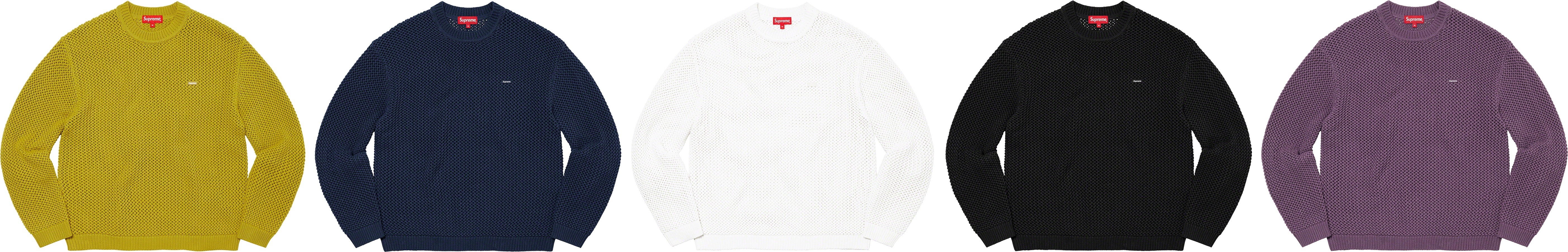 Open Knit Small Box Sweater